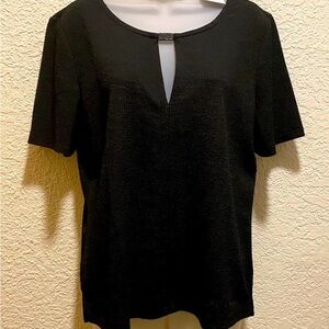 Calvin Klein Black Short Sleeve Top